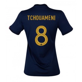 Damen Fußballbekleidung Frankreich Aurelien Tchouameni #8 Heimtrikot WM 2022 Kurzarm